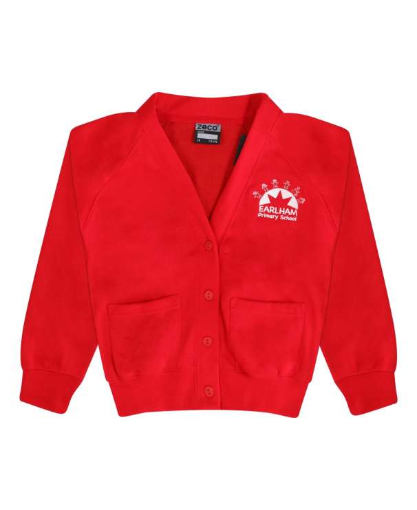 ERL Sweatshirt Cardigan with EMB Logo